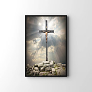 Plagát Ježiš na kríži na Golgote  zv6509